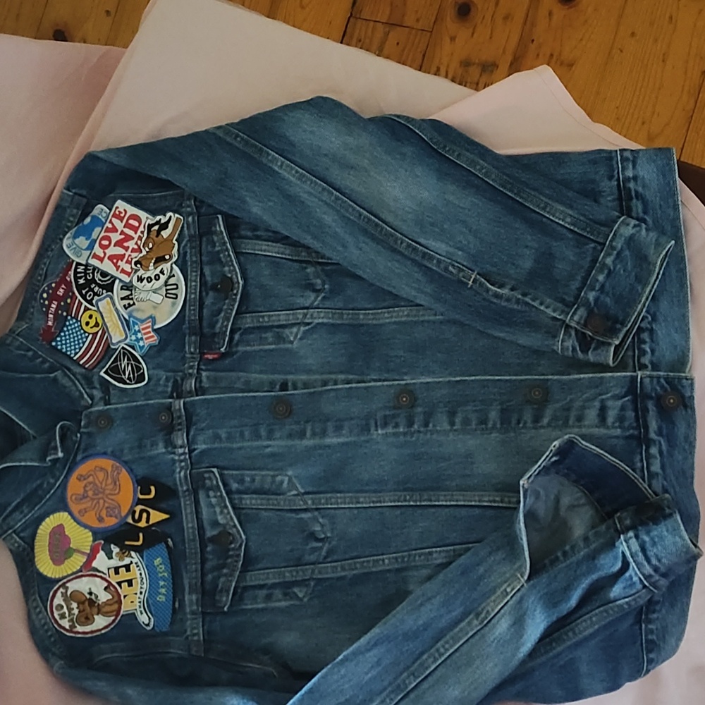 Levi's Patchwork Unisex Jacket Over Sized - image 3
